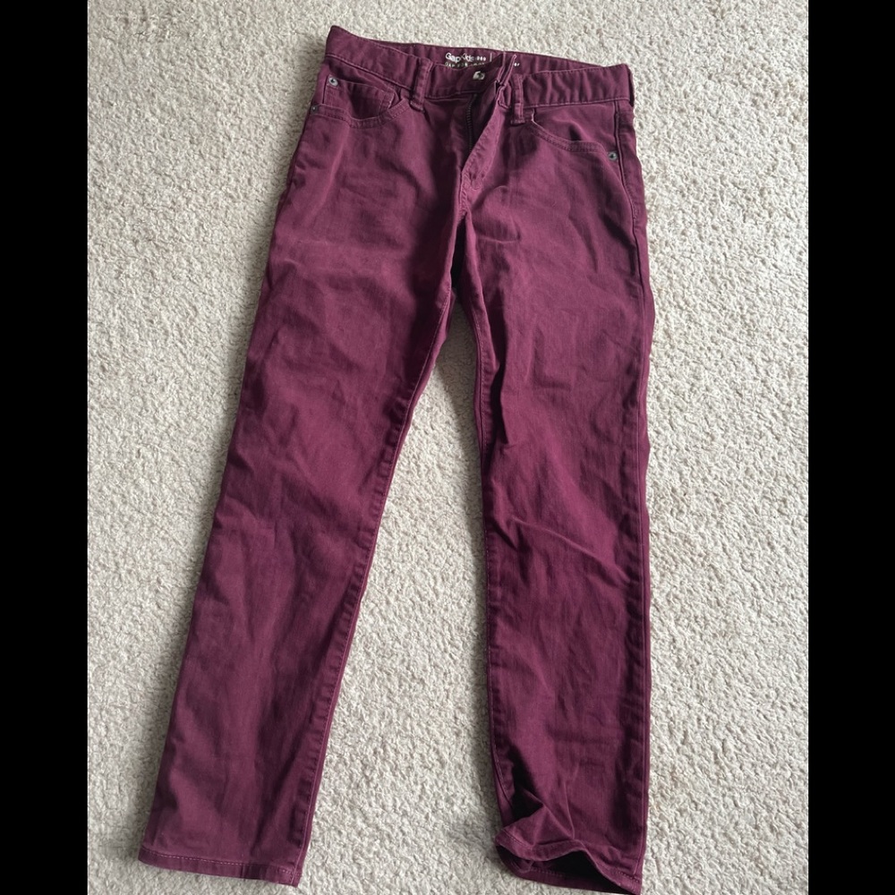 Gap Kids Burgundy Pants